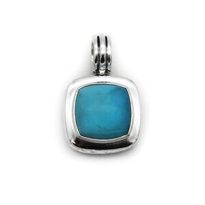 David Yurman 925 Turquoise Albion Pendant